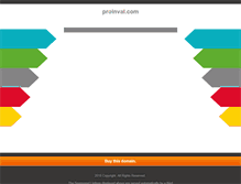 Tablet Screenshot of proinval.com